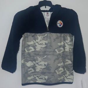 NFL Steelers hoodie soft fleece. Youth sizes: x-small 4/5, small 6/7 and XL …